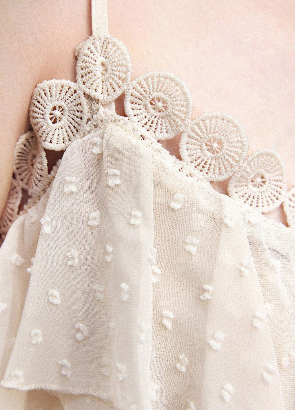 Кремова кежуал сукня а-силует SHEIN однотонна