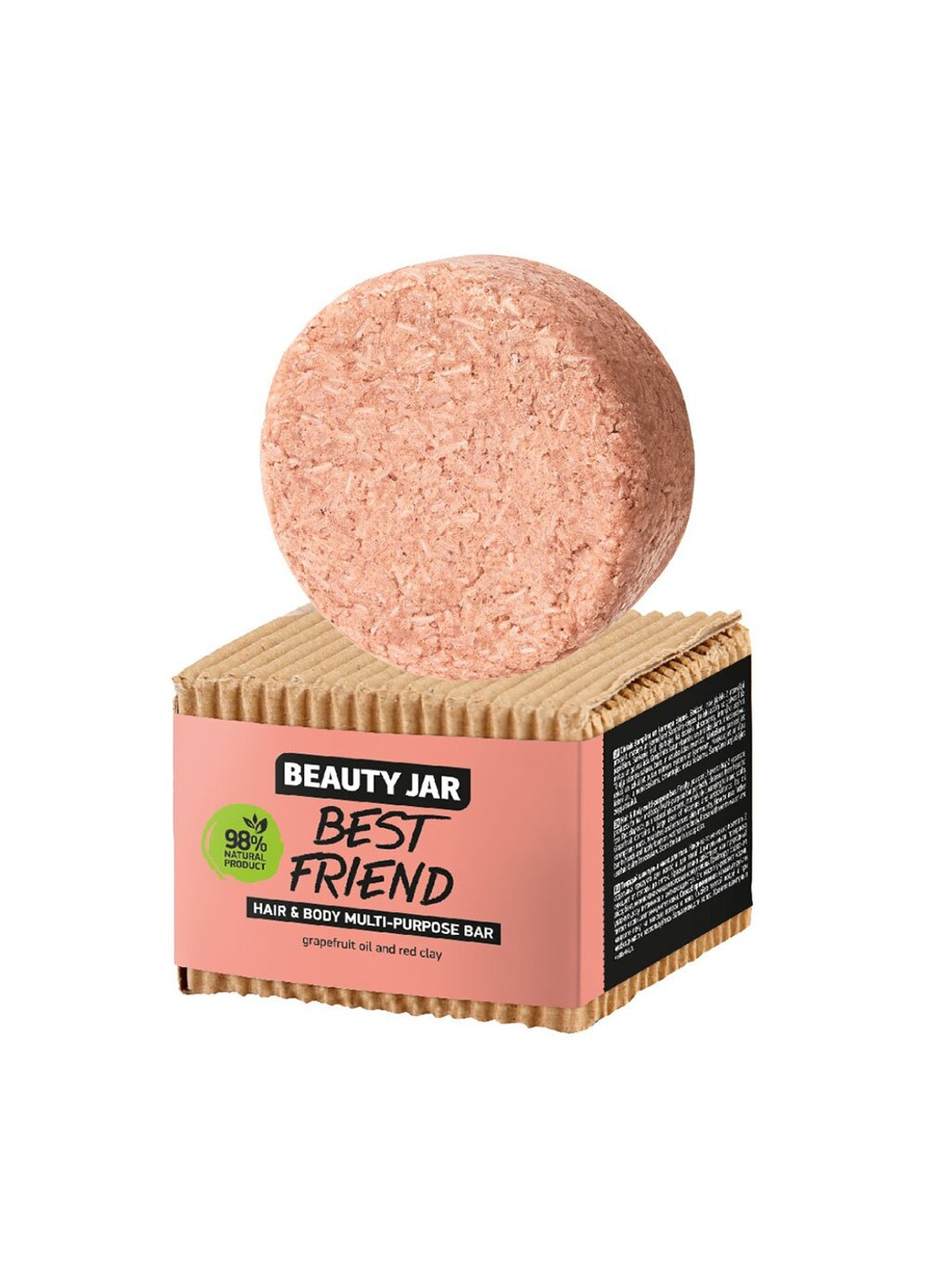 Твердый шампунь-мыло для волос и тела Best Friend 65 г Beauty Jar (255361672)