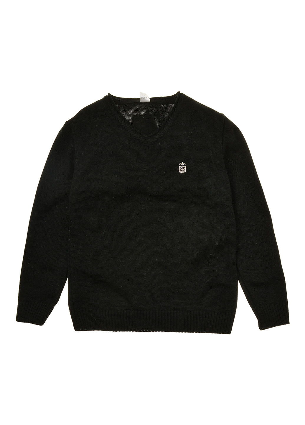 Черный демисезонный пуловер пуловер Фламинго