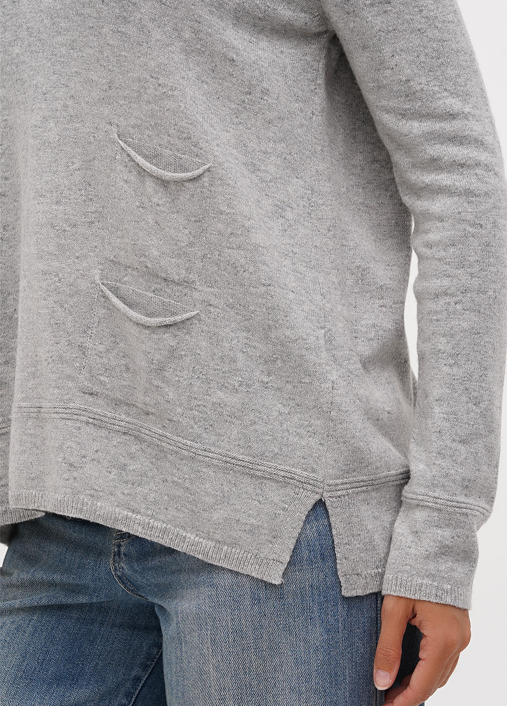 Серый демисезонный джемпер джемпер Sassofono