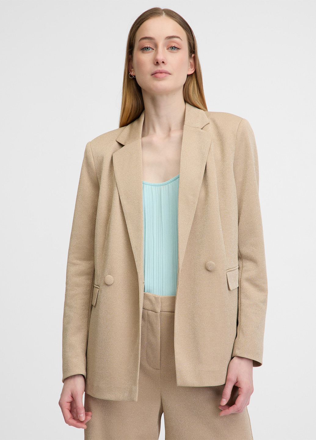 Бежевый женский жакет Orsay однотонный - демисезонный