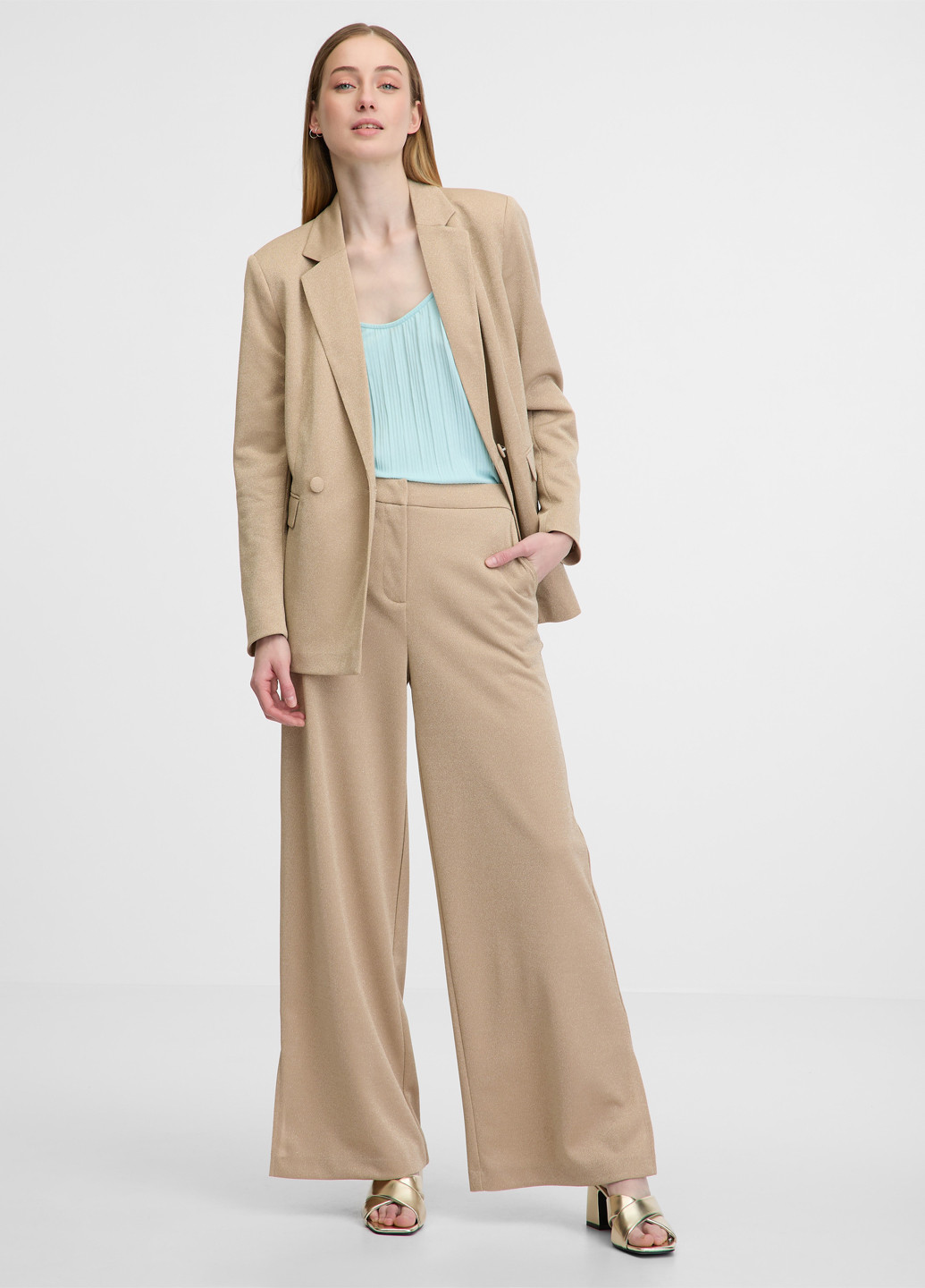 Бежевый женский жакет Orsay однотонный - демисезонный