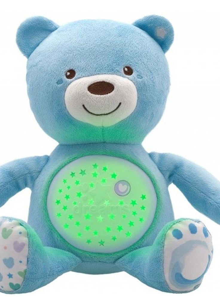 Развивающая игрушка (08015.20) Chicco Медвежонок музыкальный голубой (203968333)