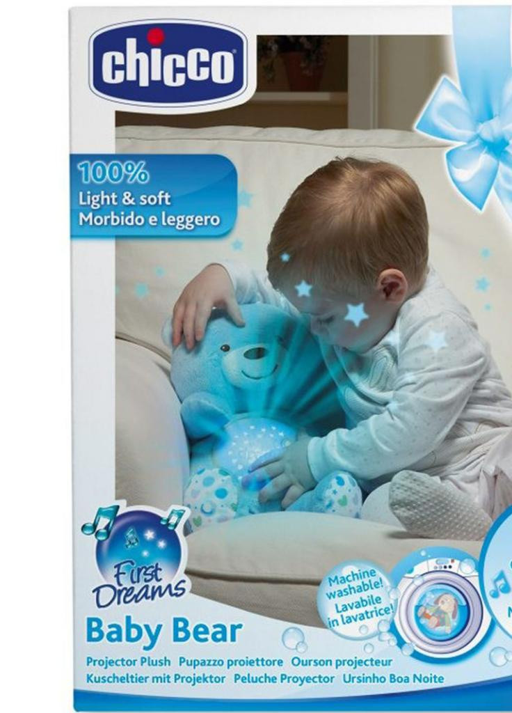 Развивающая игрушка (08015.20) Chicco Медвежонок музыкальный голубой (203968333)