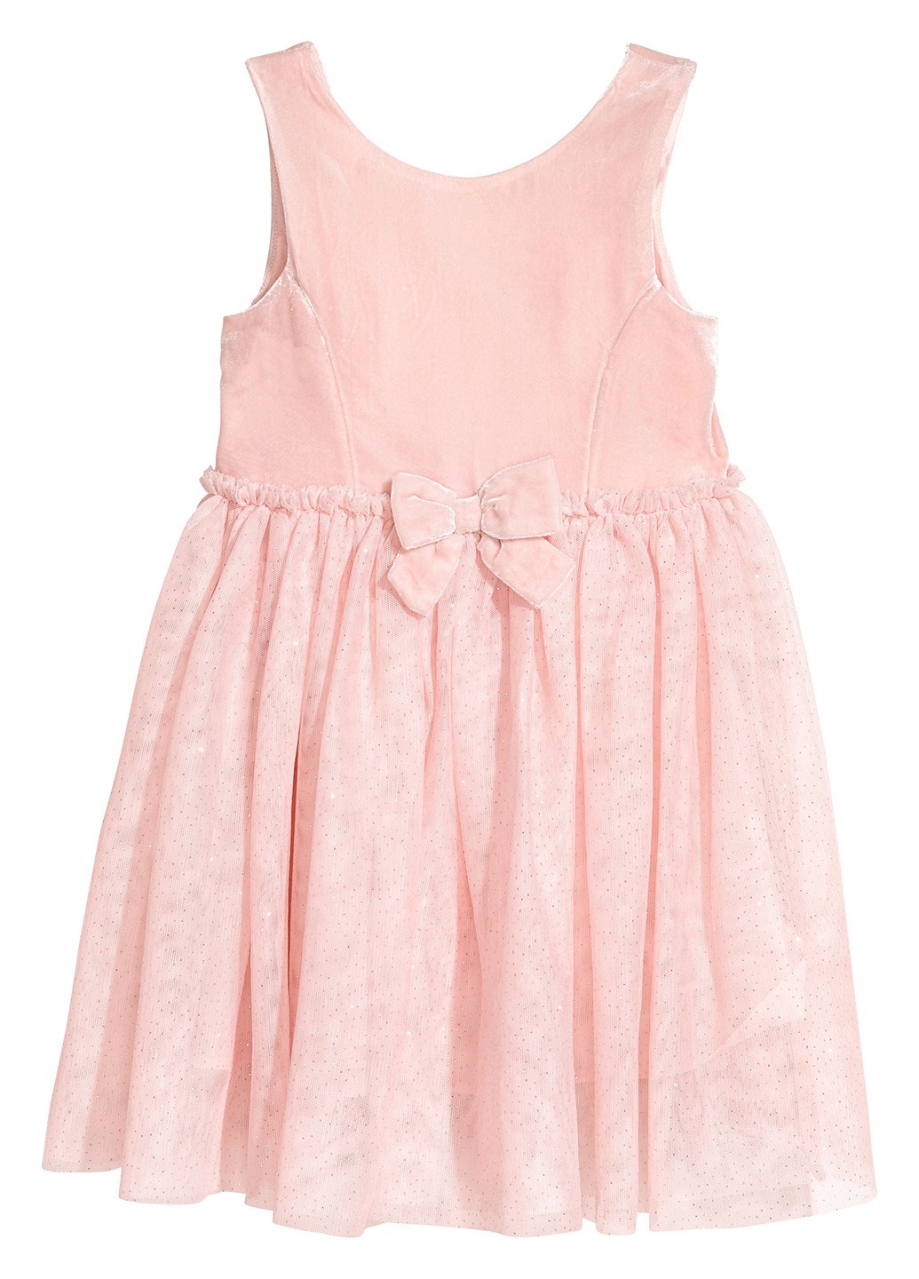 Персиковое платье H&M (92890264)