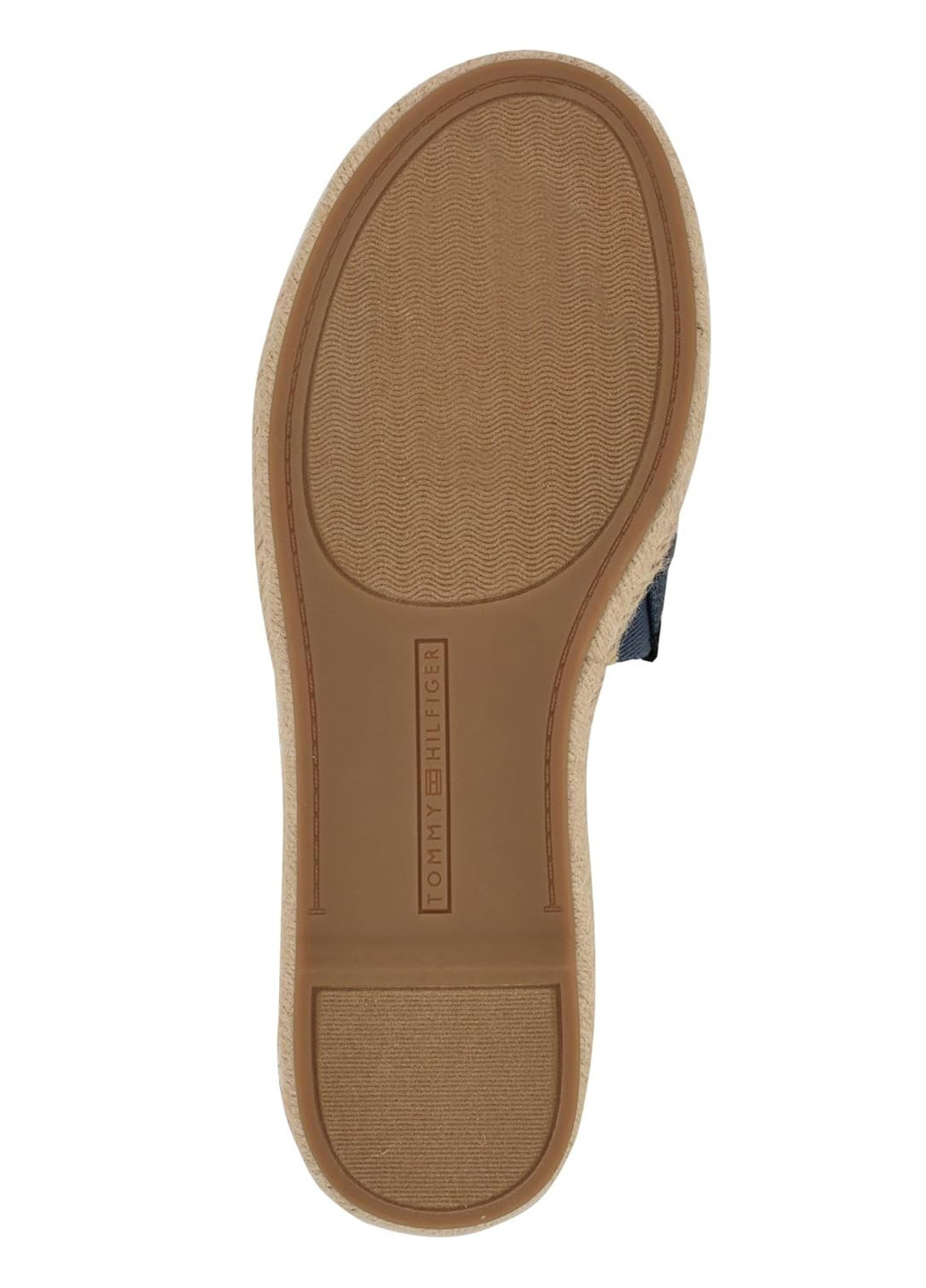 Синие шлепанцы Tommy Hilfiger с тиснением