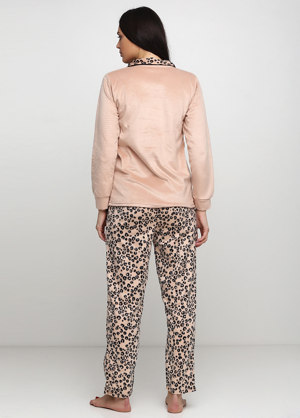 Светло-коричневая всесезон пижама (кофта, брюки) кофта + брюки Pijamoni