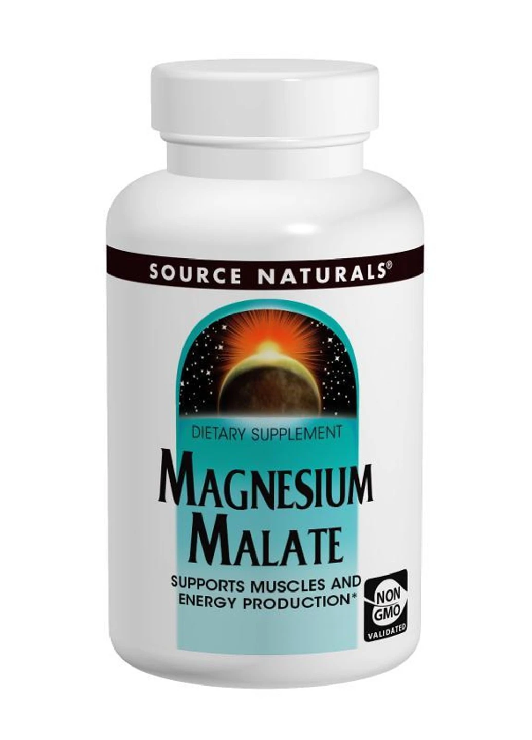 Магній + Яблучна Кислота (магній Малат) 1250мг,, 180 таблеток Source Naturals (255408663)
