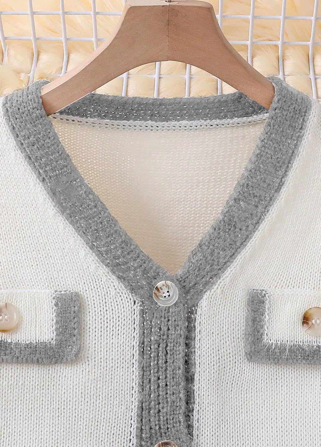 Комбінований демісезонний костюм (кардиган, штани) брючний SHEIN