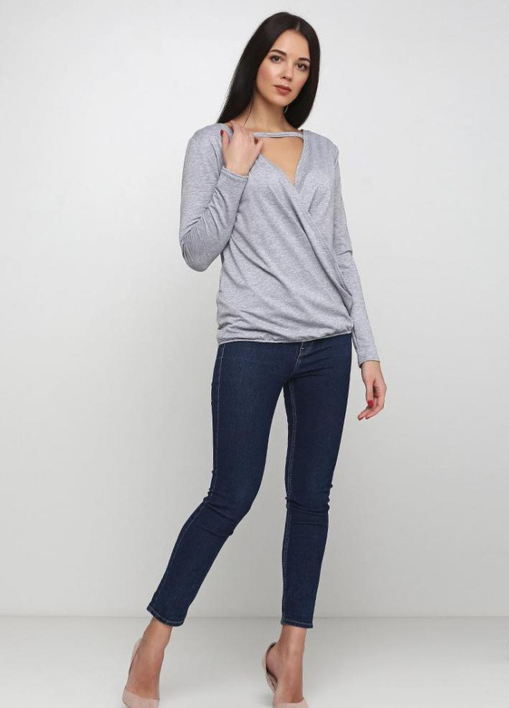 Свободная и удобная кофта из двунитки с глубоким ввырезом Aiden Podium (242489742)