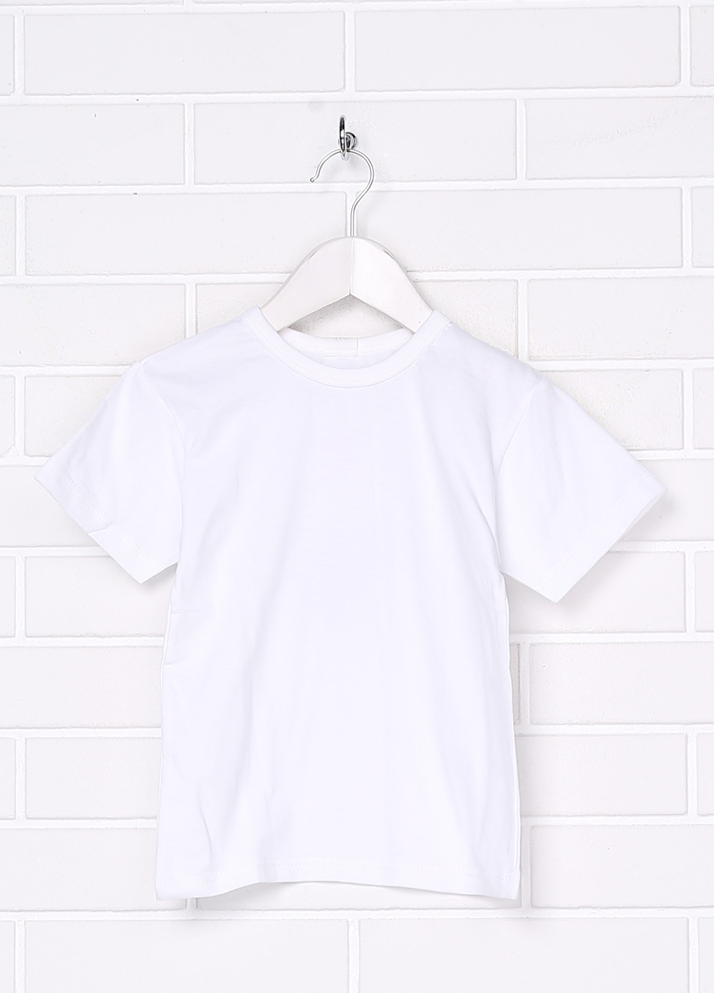 Белая летняя футболка с коротким рукавом Bimba