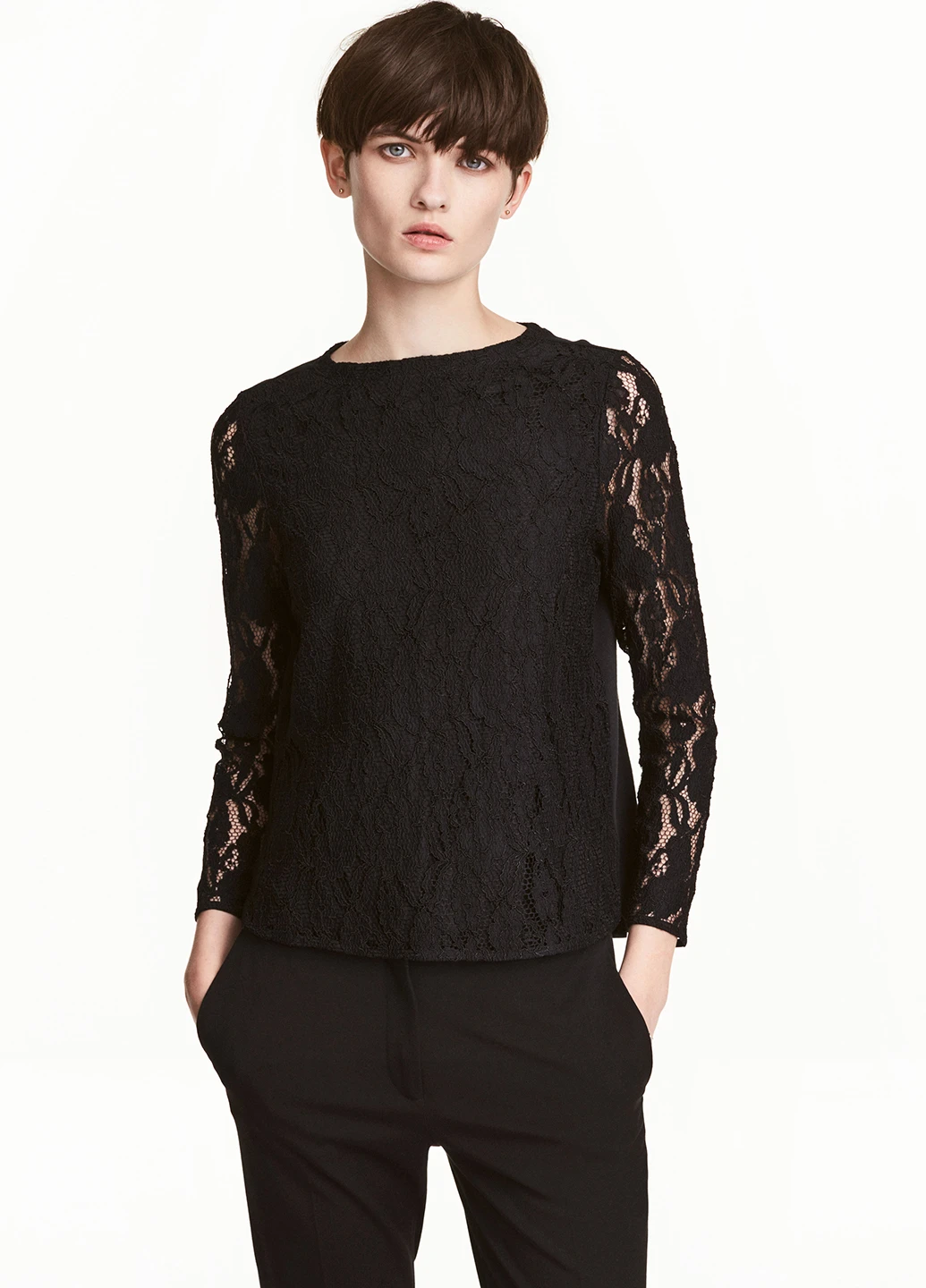 Чорна блуза H&M