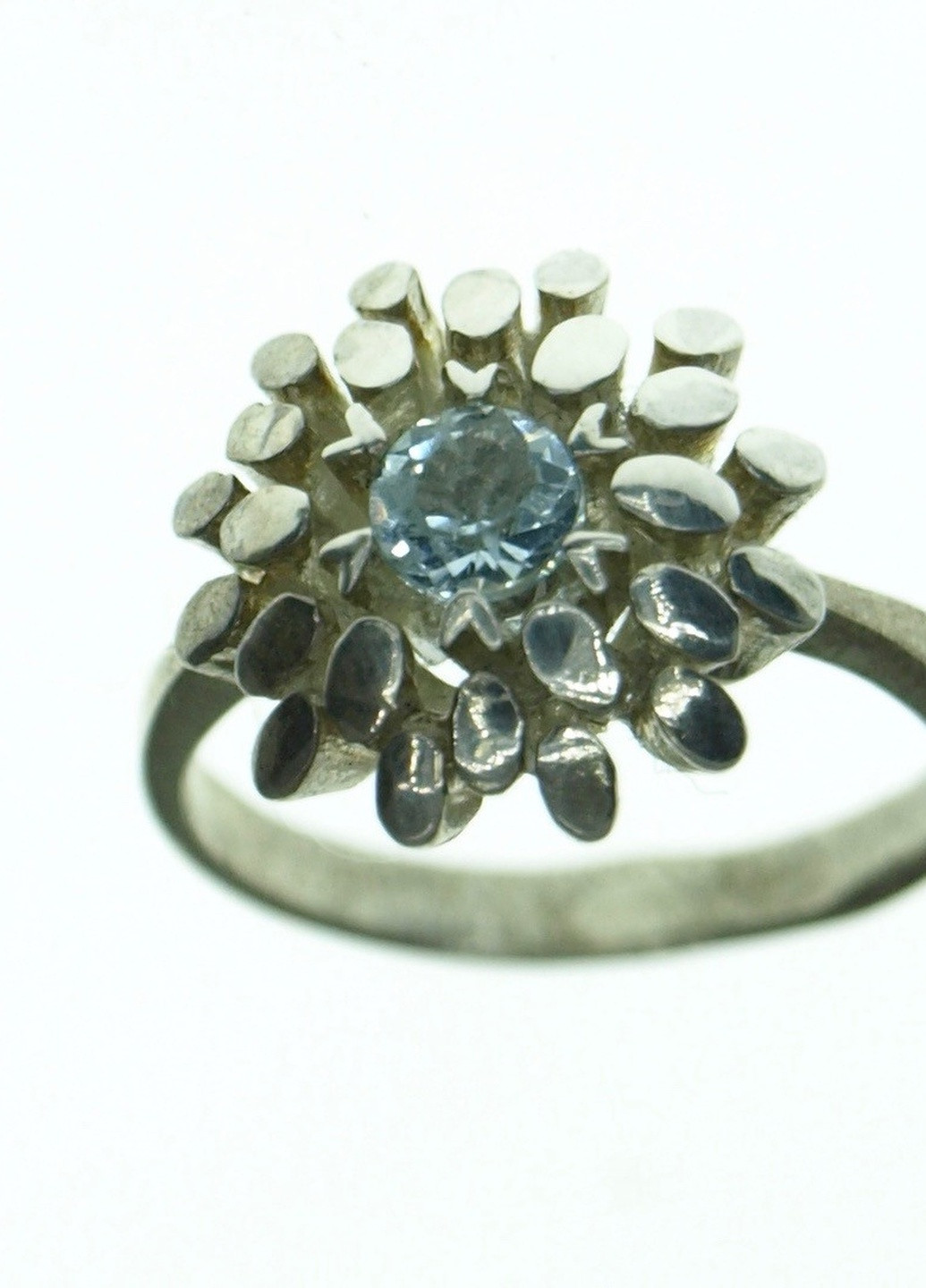 Кольцо серебряное с топазом вес 3.63 г. 2101550369 Золотой ключик (251829392)