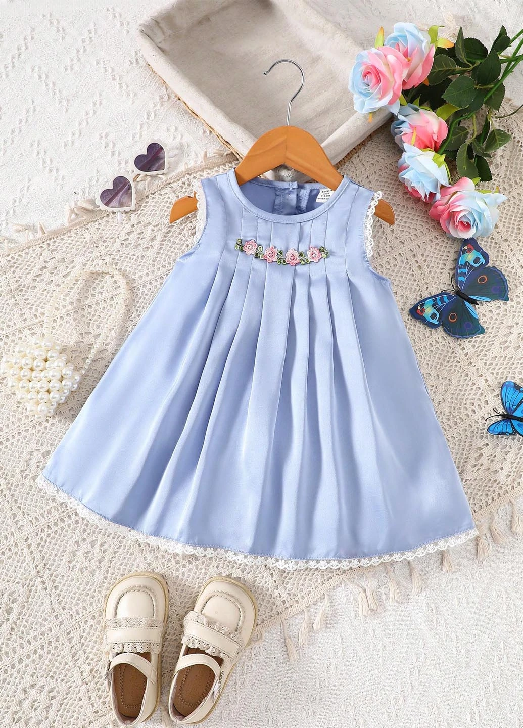 Блакитна сукня SHEIN (346914600)
