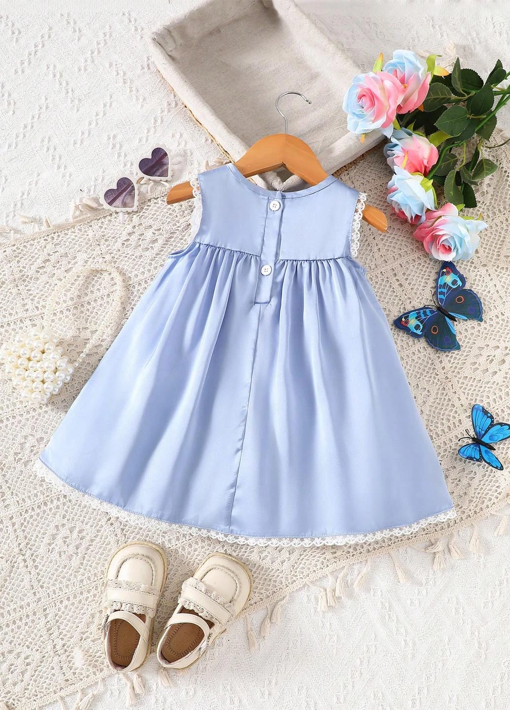 Блакитна сукня SHEIN (346914600)