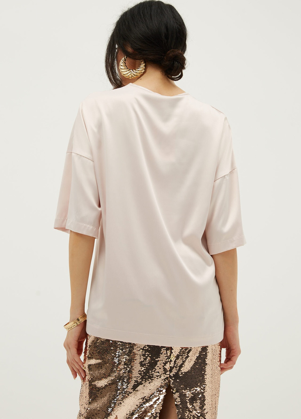 Розовая демисезонная блуза ottilia Garne