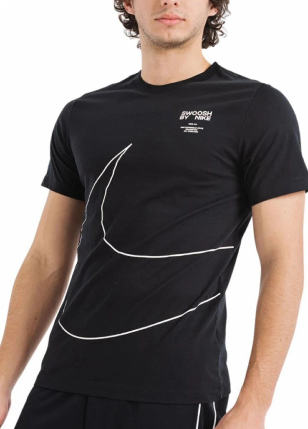 Чорна футболка dz2883-010 Nike M NSW TEE BIG SWOOSH 2