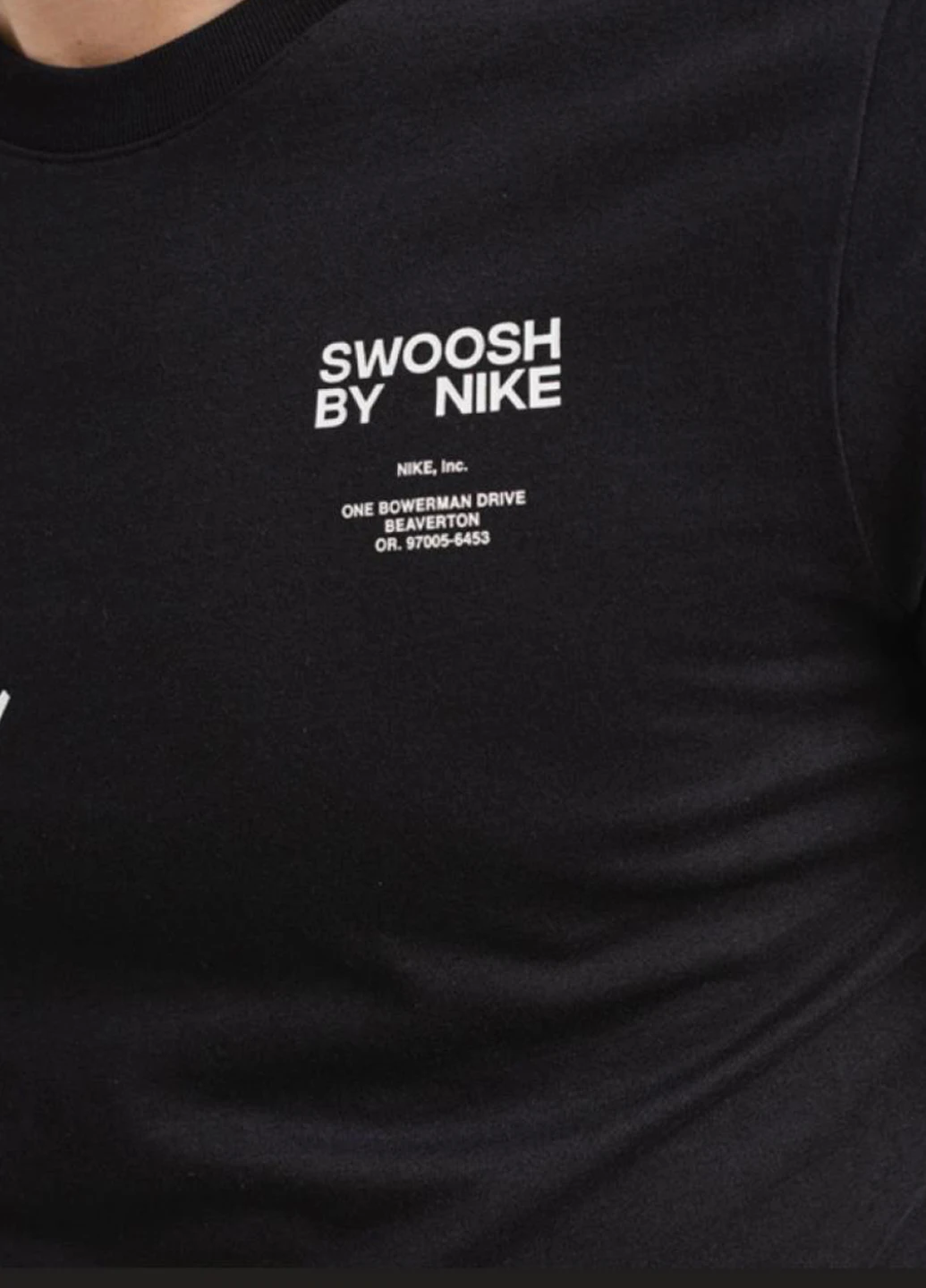 Чорна футболка dz2883-010 Nike M NSW TEE BIG SWOOSH 2