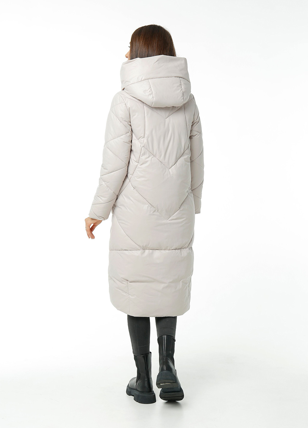 Светло-бежевая зимняя куртка Icon