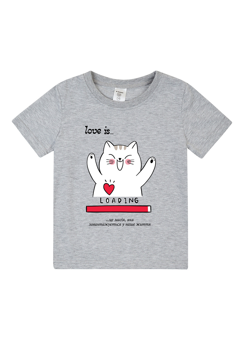 Серая демисезонная футболка Garnamama