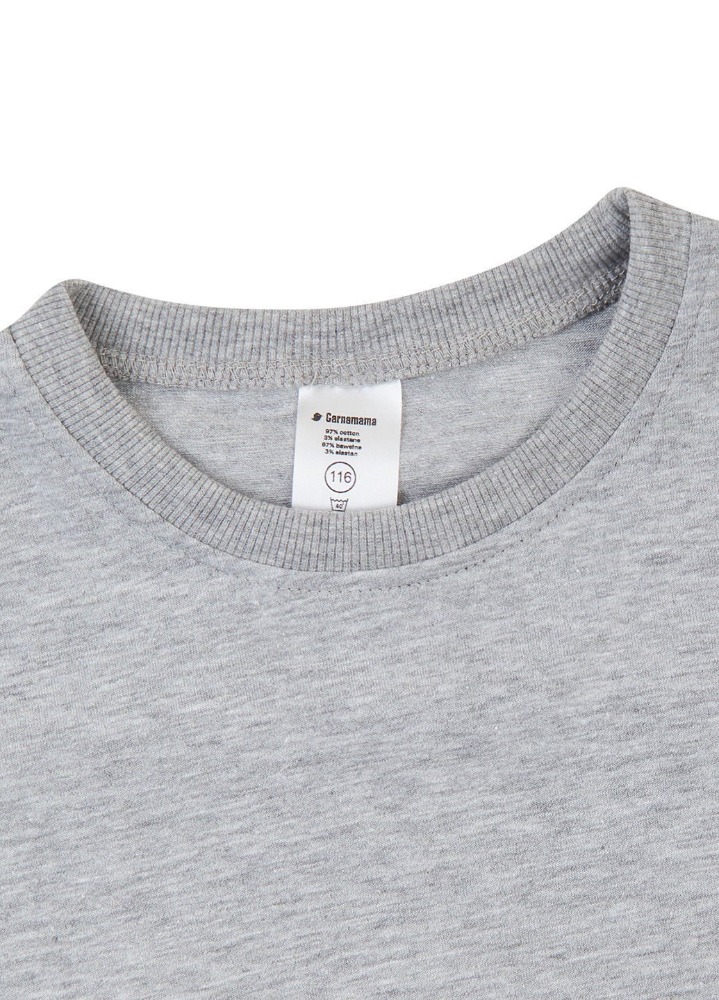 Серая демисезонная футболка Garnamama