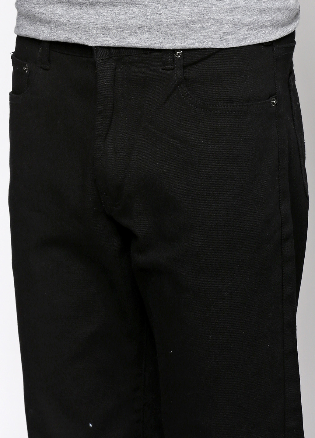 Черные демисезонные прямые джинсы Montana