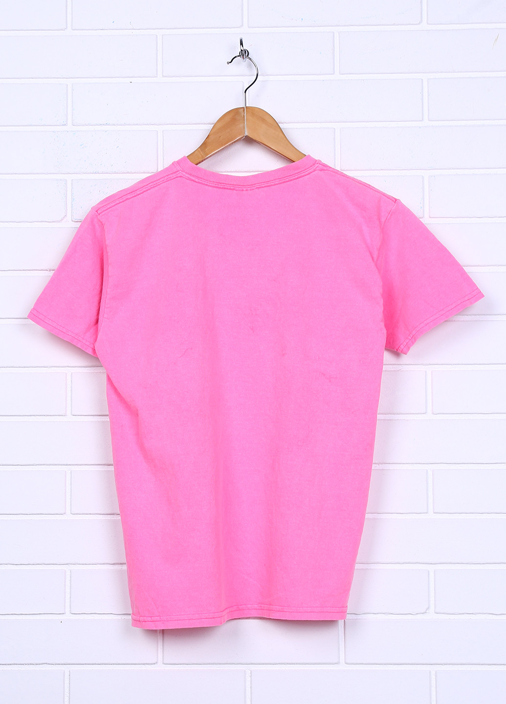 Розовая летняя футболка с коротким рукавом Gildan