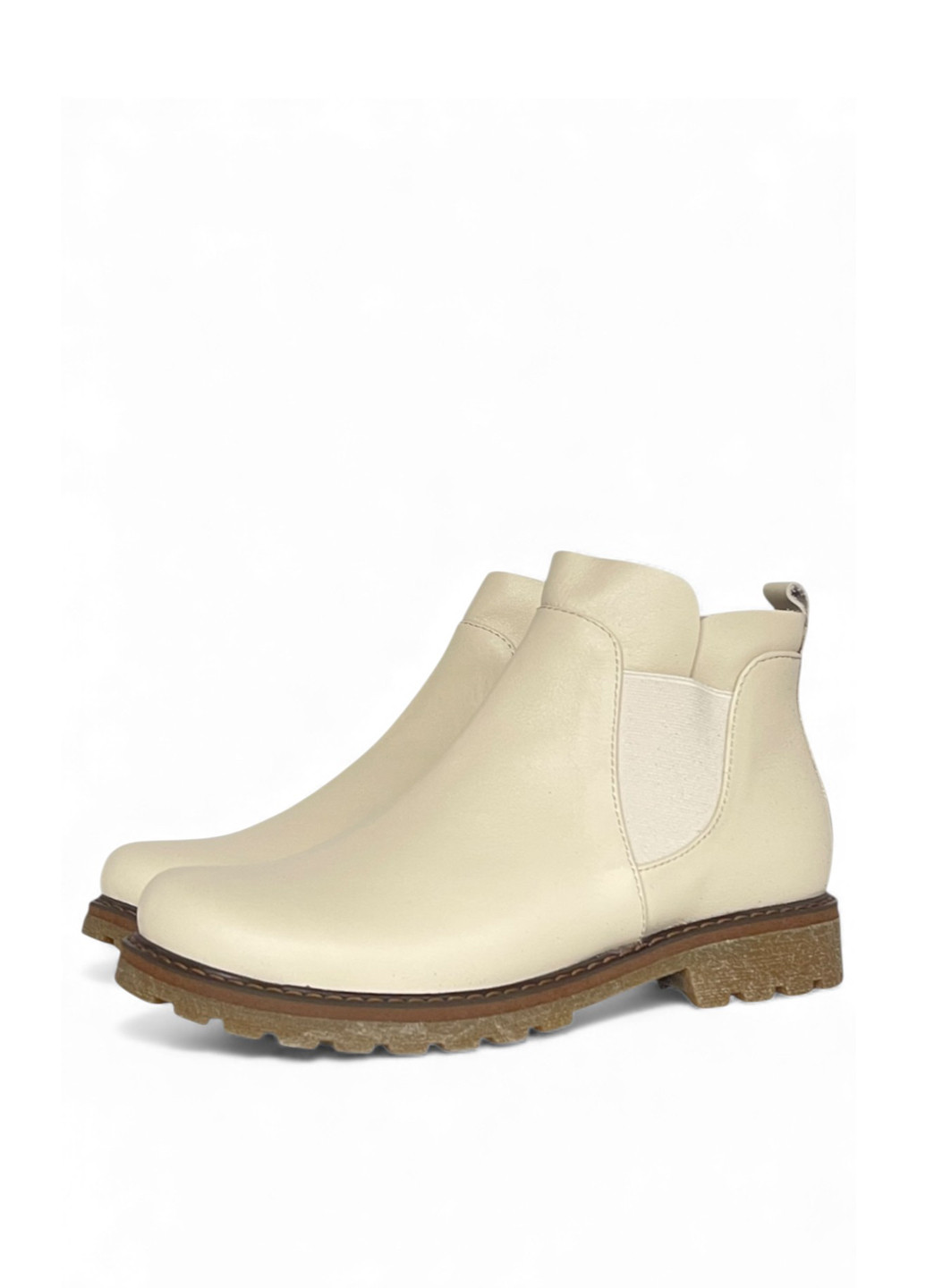 Зимние ботинки челси Maria Tucci на тракторной подошве