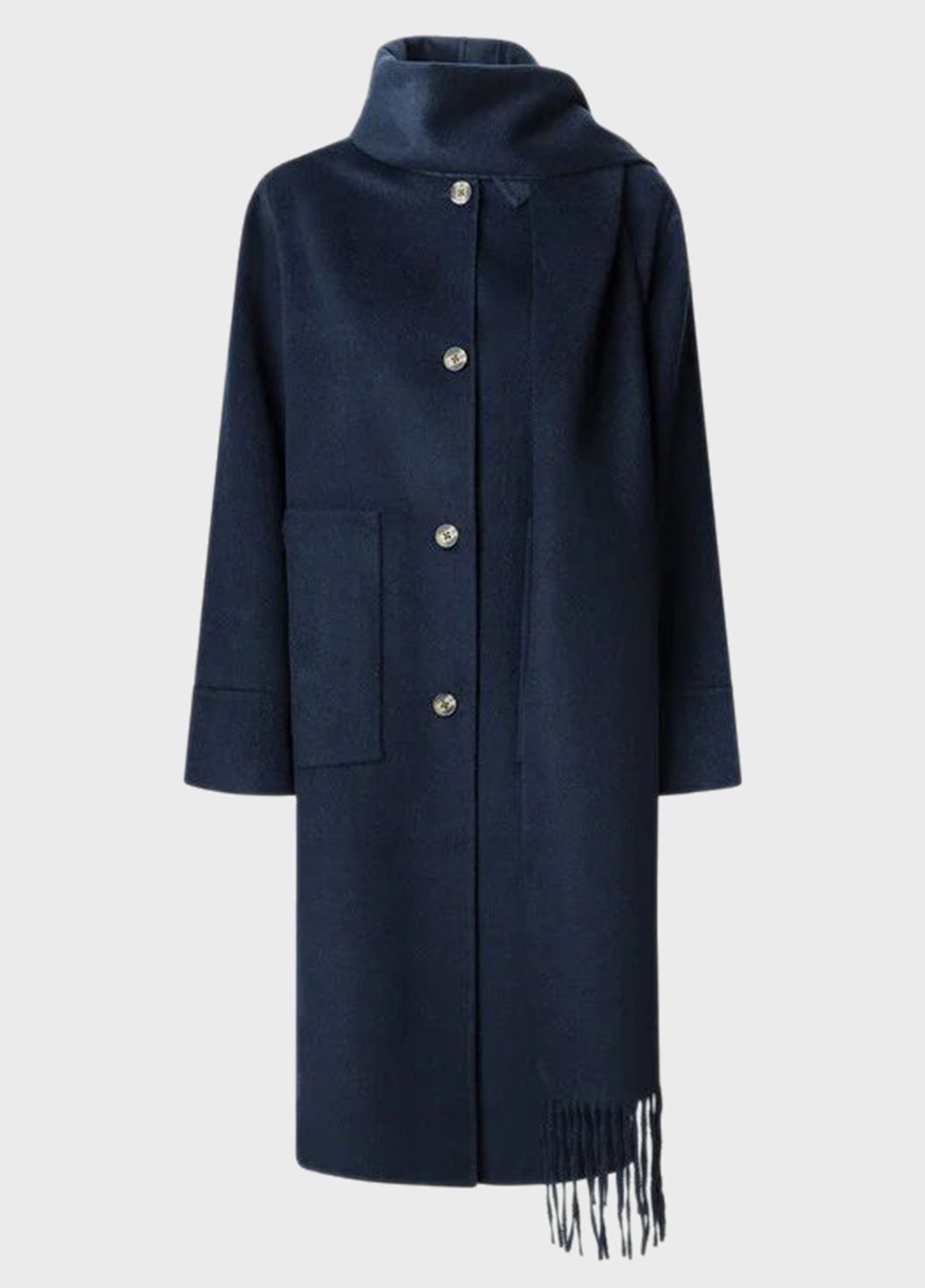 Синє демісезонне Пальто однобортне Pepe Jeans