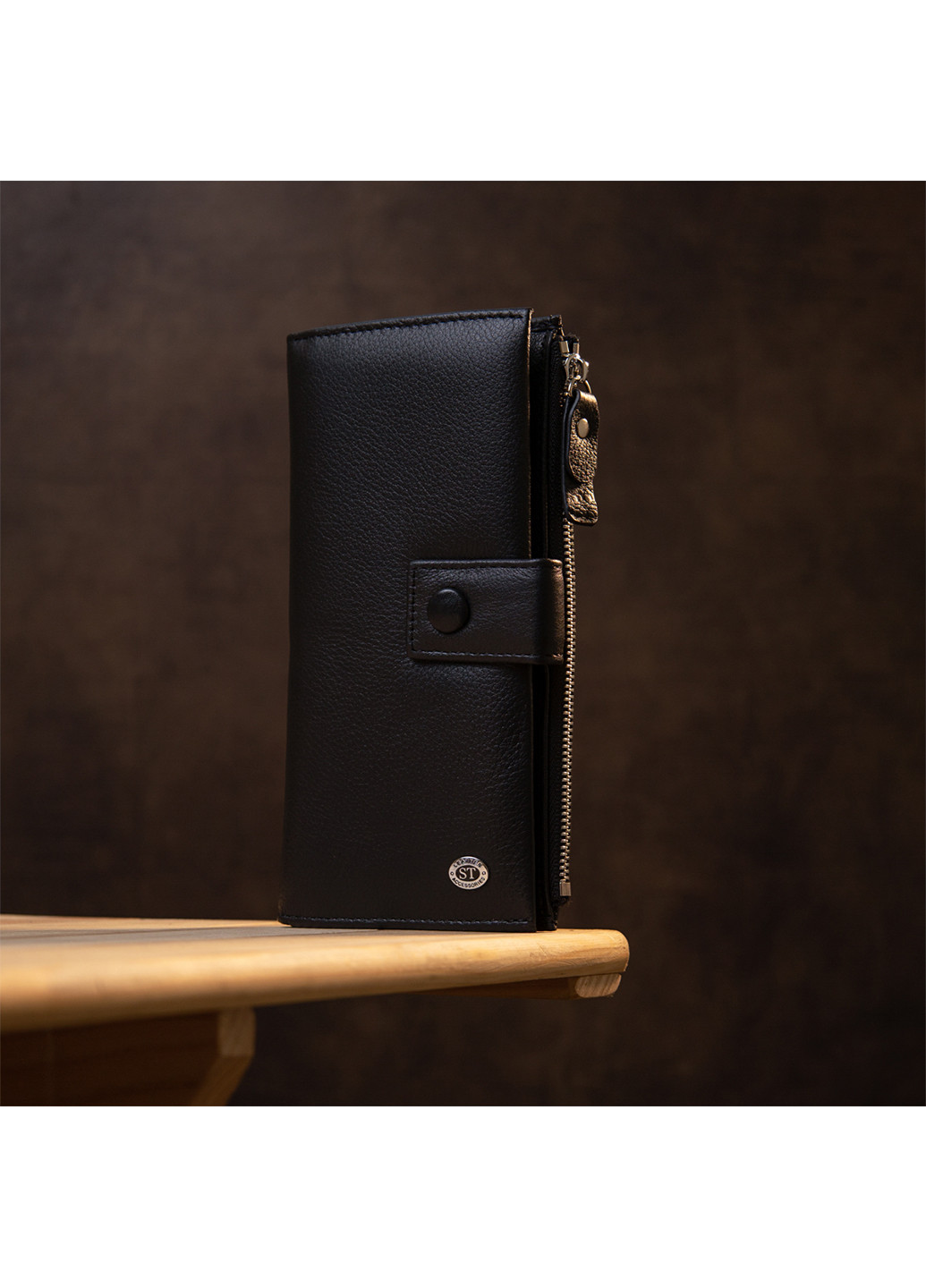 Женский кожаный кошелек 9х19х2 см st leather (252129372)