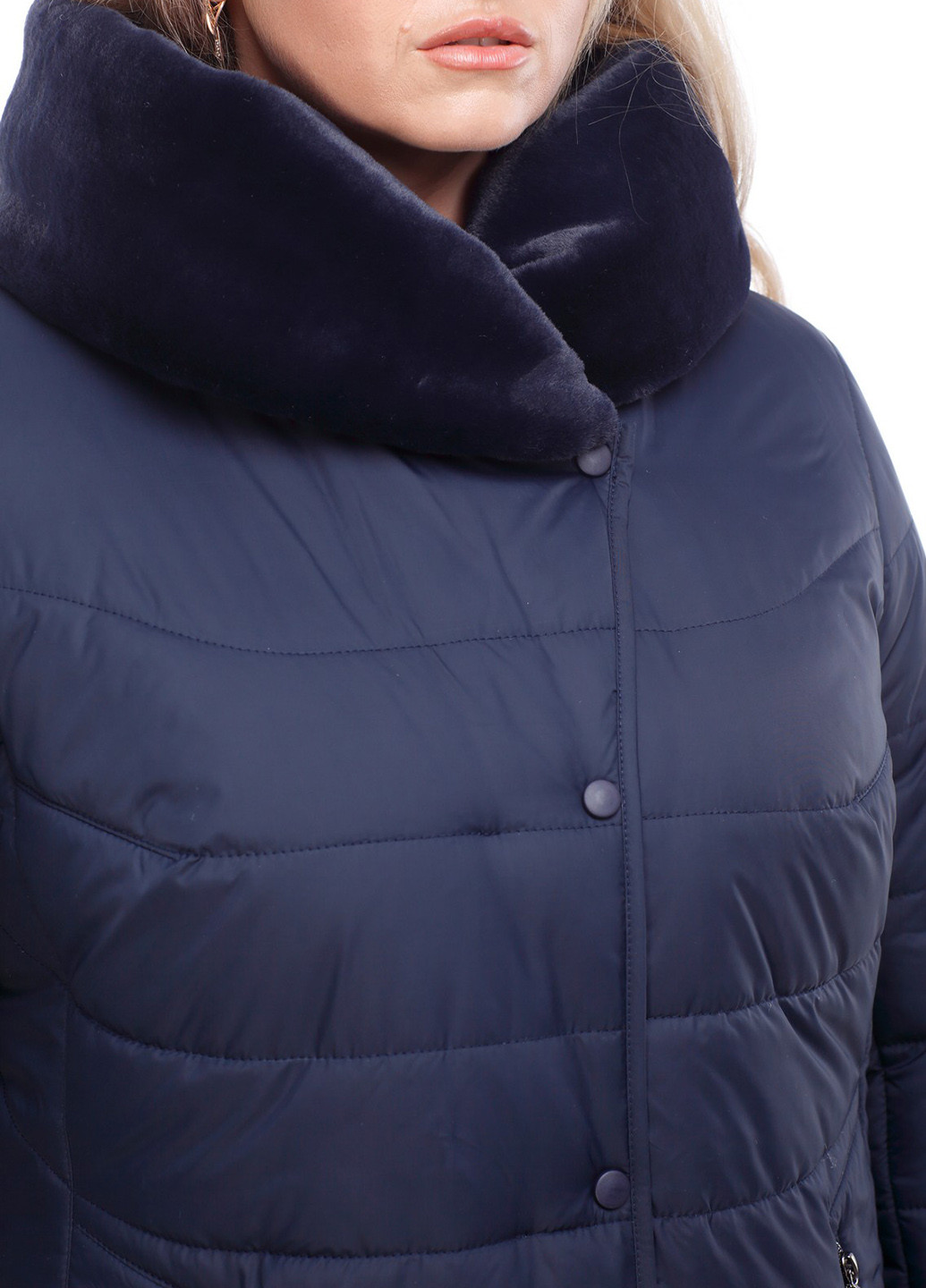Темно-синяя зимняя куртка Origa