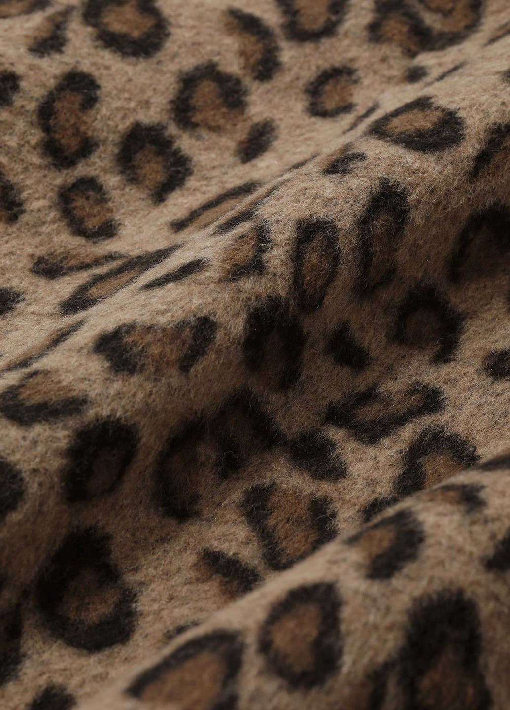 Коричневая кэжуал леопардовая юбка SHEIN а-силуэта (трапеция)