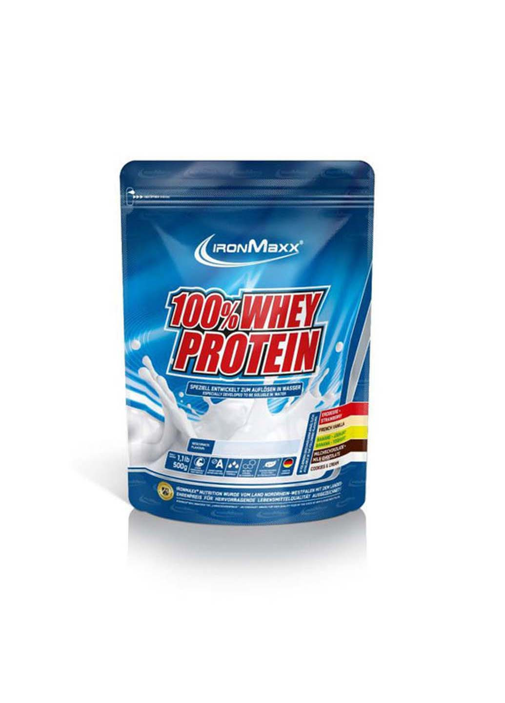 Протеїн 100% Whey Protein 500 g 10 servings Latte Macchiato Ironmaxx (254070319)
