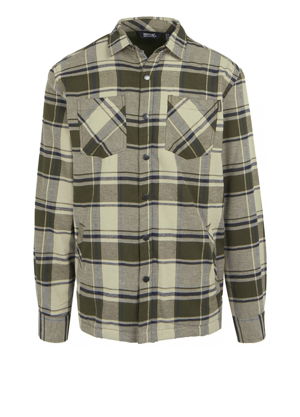 Коричневая кэжуал рубашка в клетку Regatta