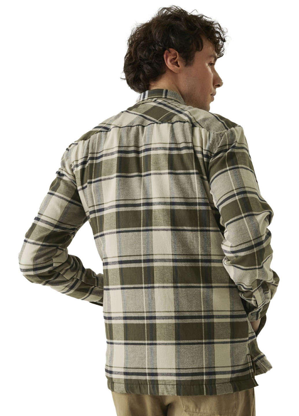 Коричневая кэжуал рубашка в клетку Regatta