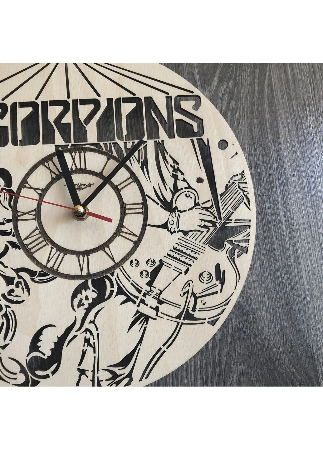 Концептуальний настінний годинник в інтер`єр «Scorpions» 7Arts (253566961)