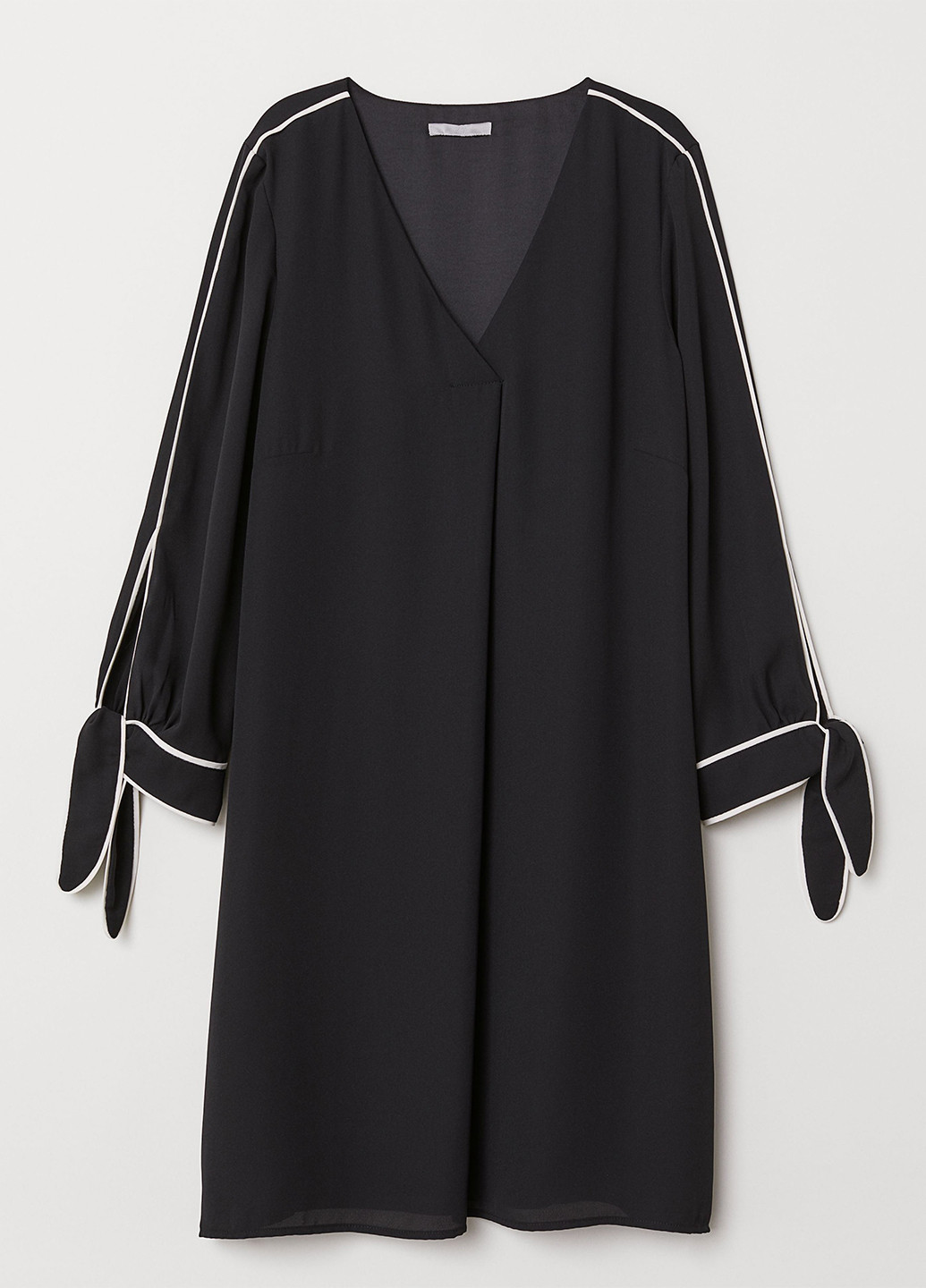 Чорна кежуал плаття, сукня а-силует H&M однотонна