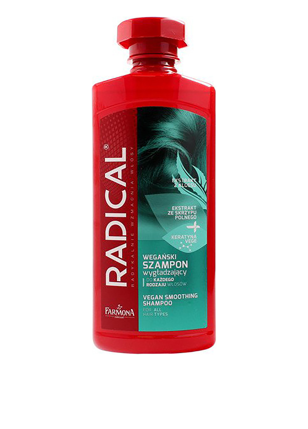 Шампунь розгладжує Radical Vegan для всіх типів волосся, 500 мл Farmona (176658337)