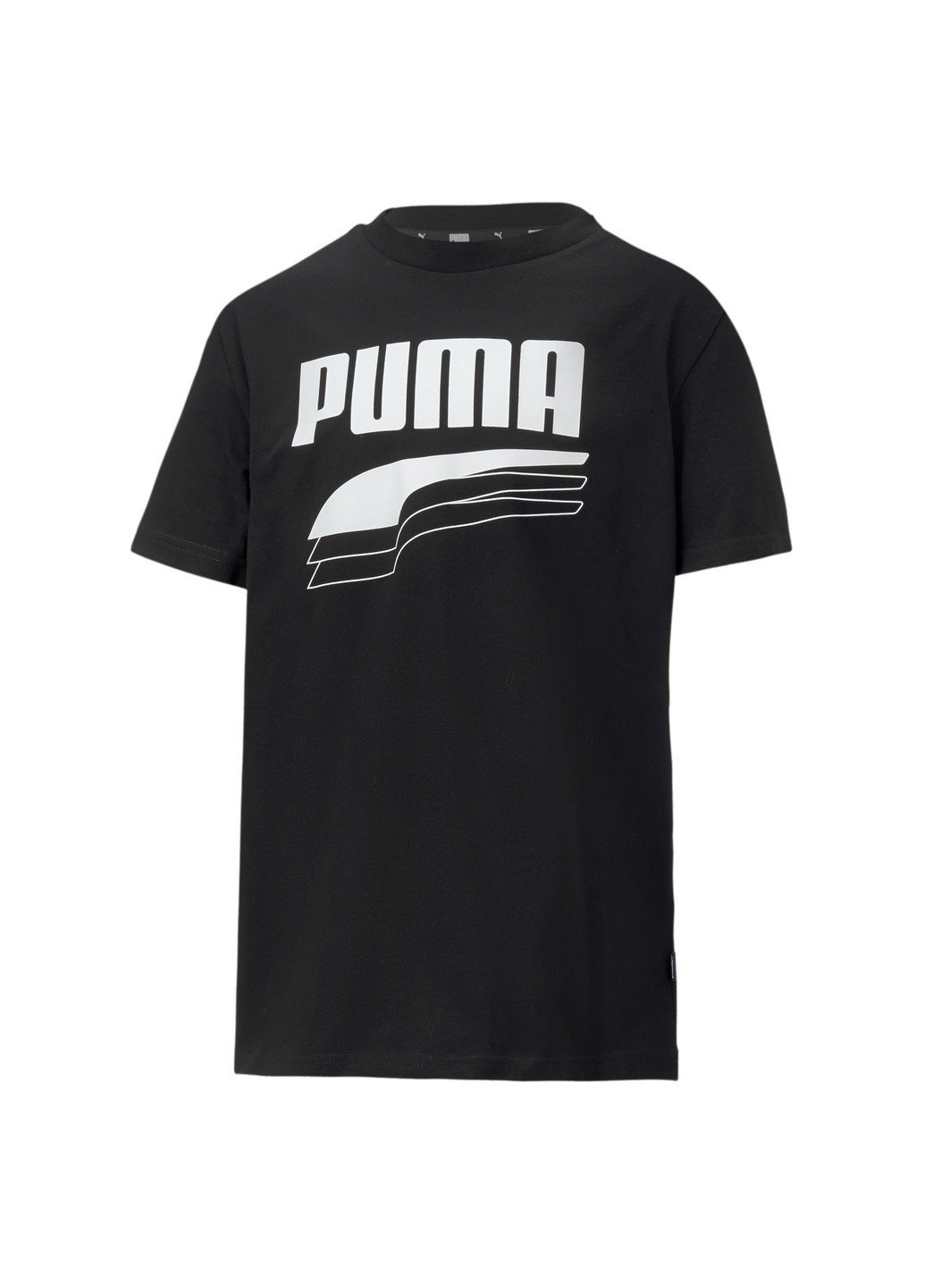 Черная демисезонная детская футболка modern sports logo tee Puma