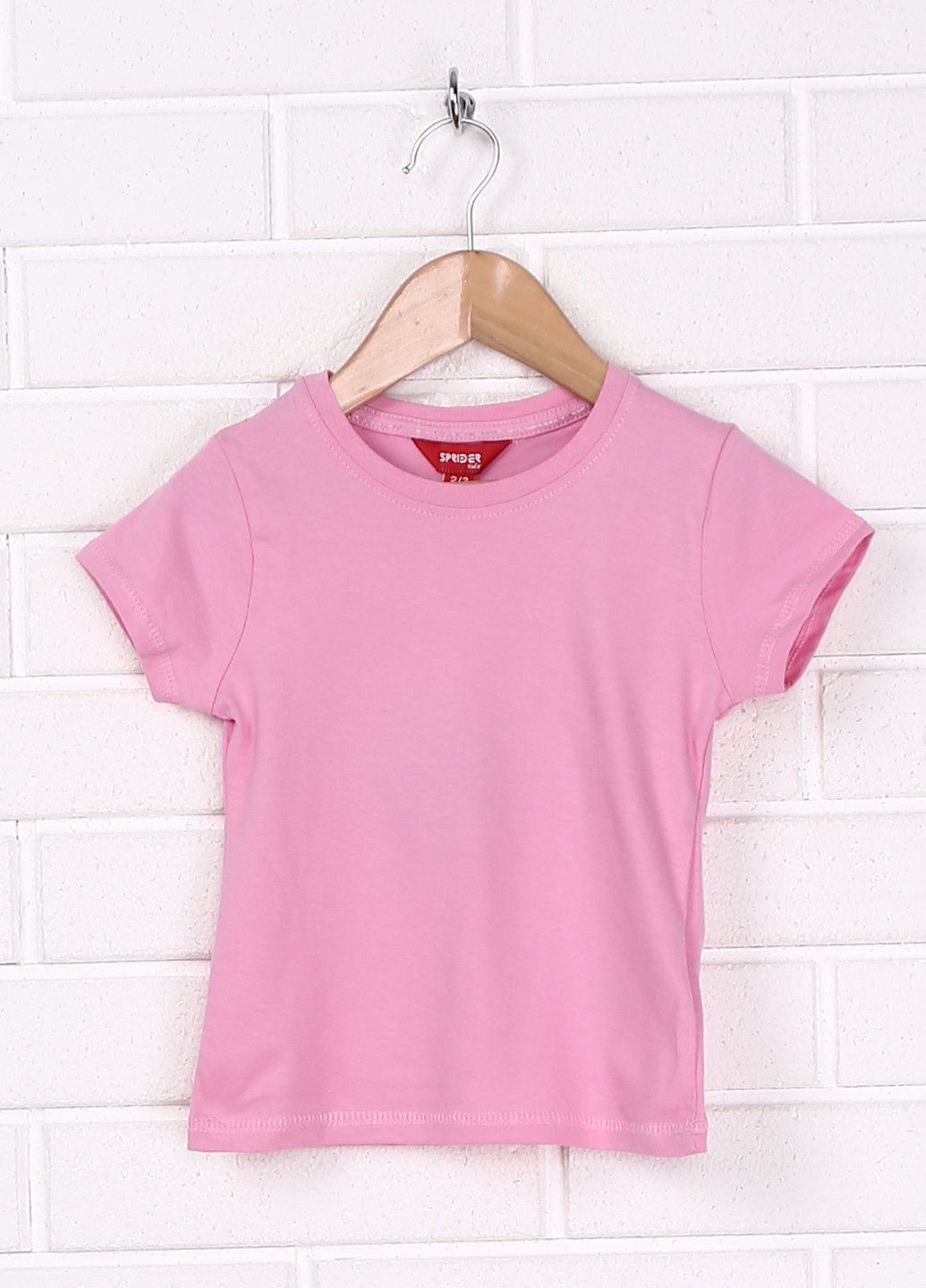 Розовая летняя футболка Sprider