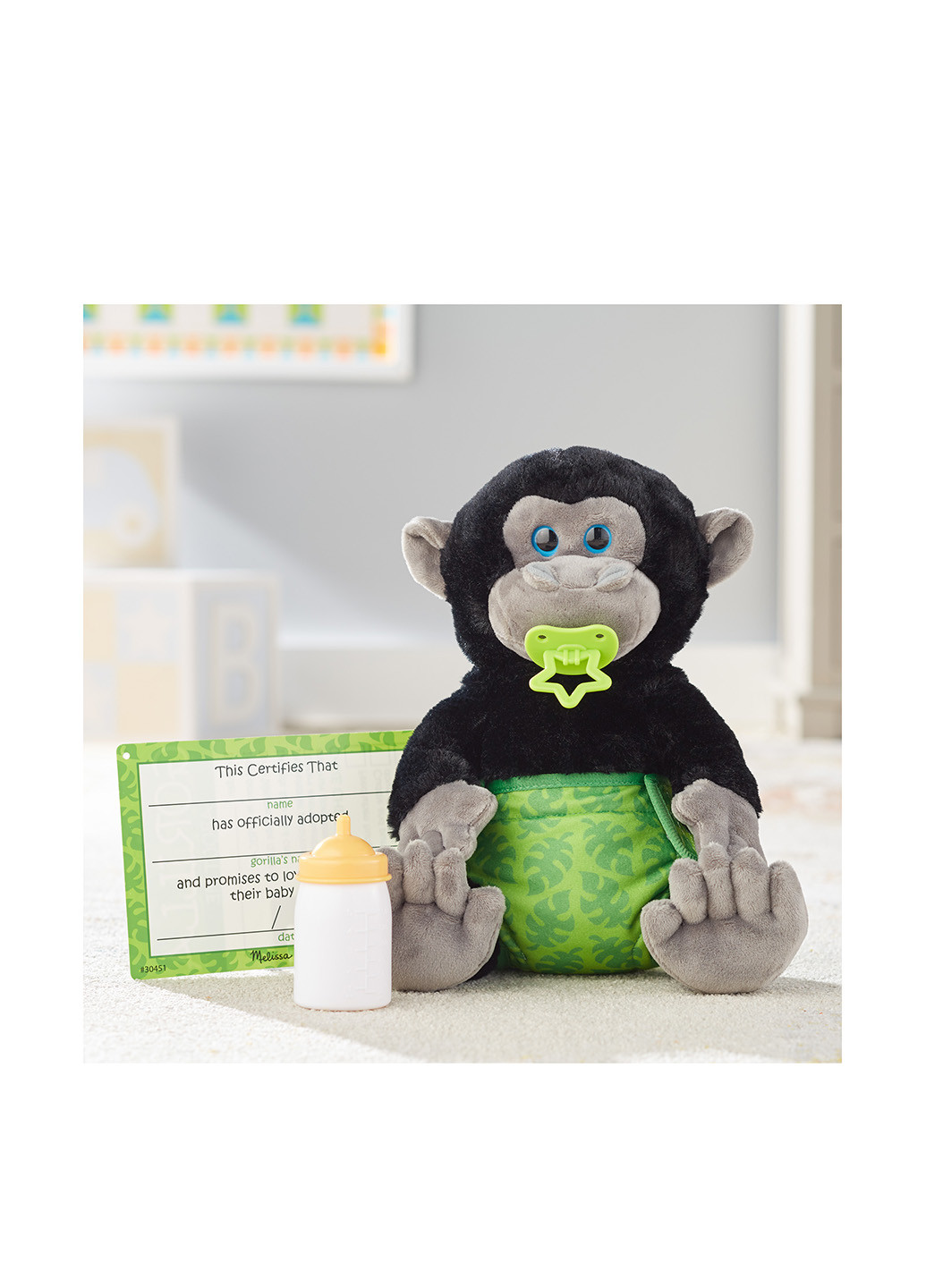 М'яка іграшка Мавпа, 25,5х23x18 см Melissa & Doug (251711152)