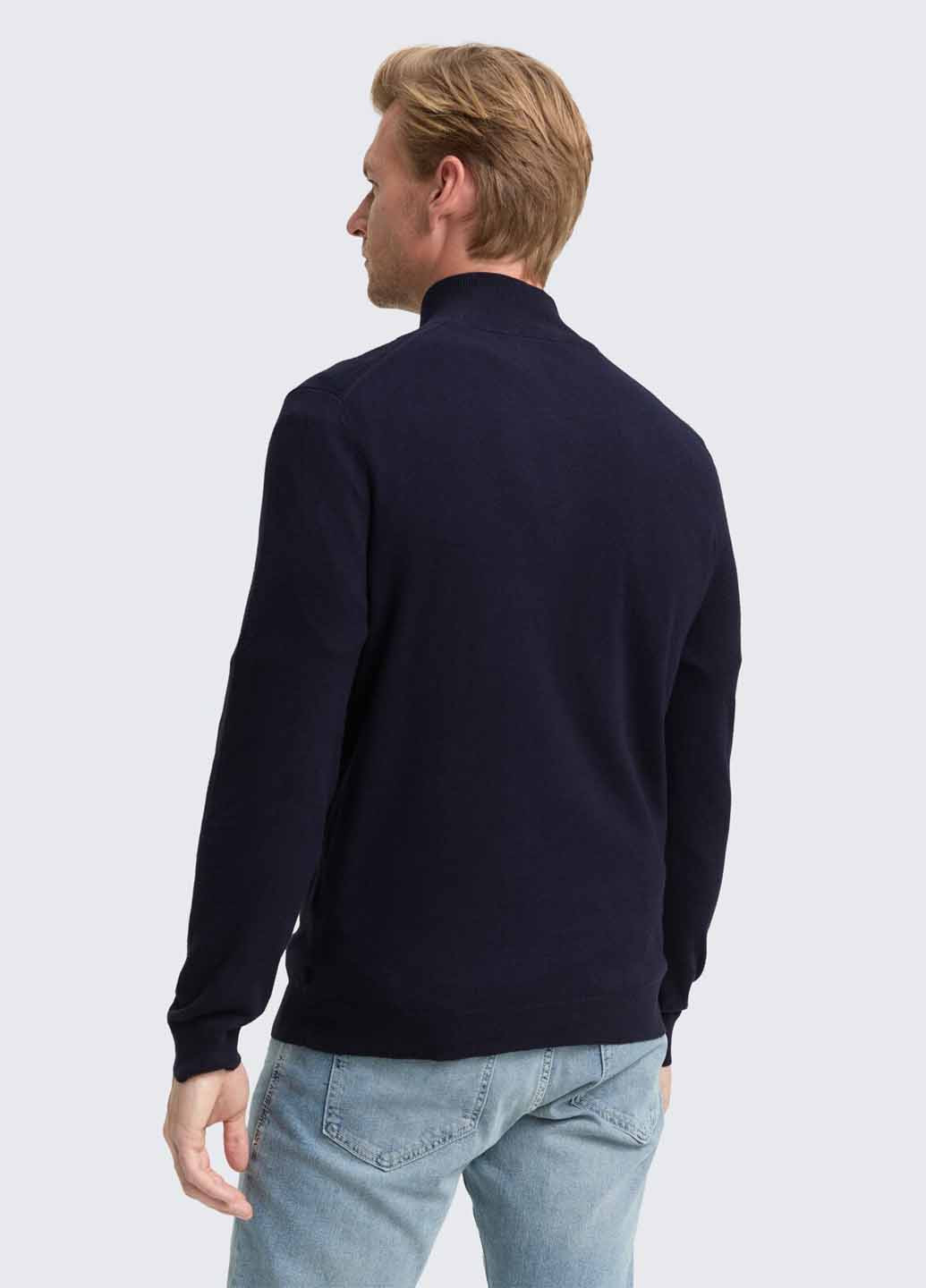 Темно-синій демісезонний светр Tom Tailor