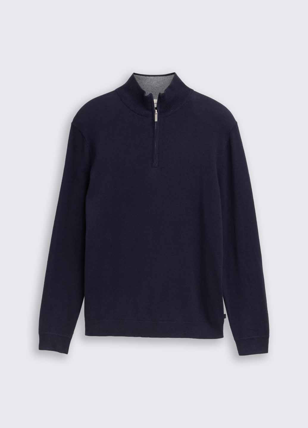 Темно-синій демісезонний светр Tom Tailor