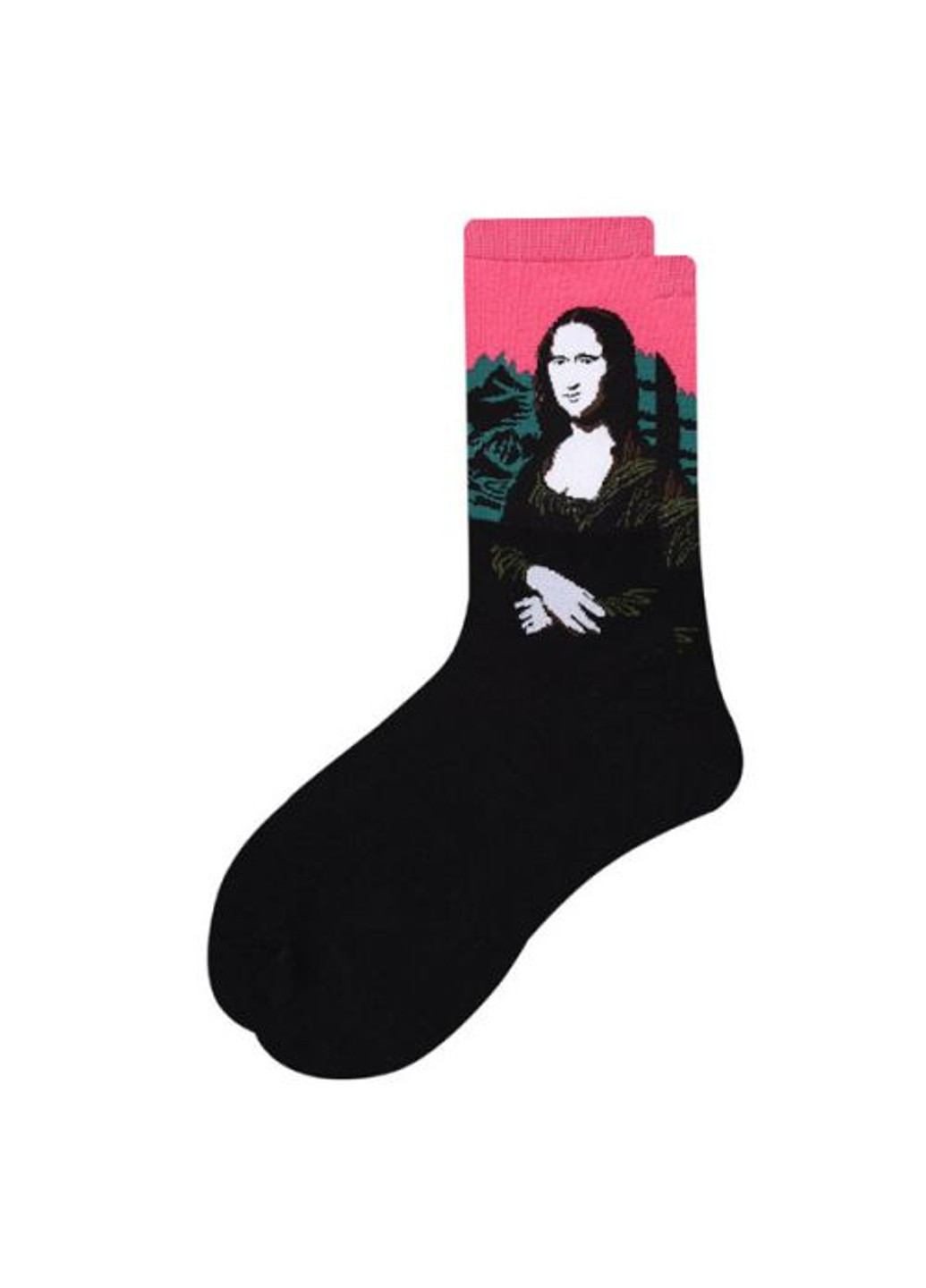 Шкарпетки Socks яскраві та стильні Мона ліза pink 1 пара MAVKA (254520028)