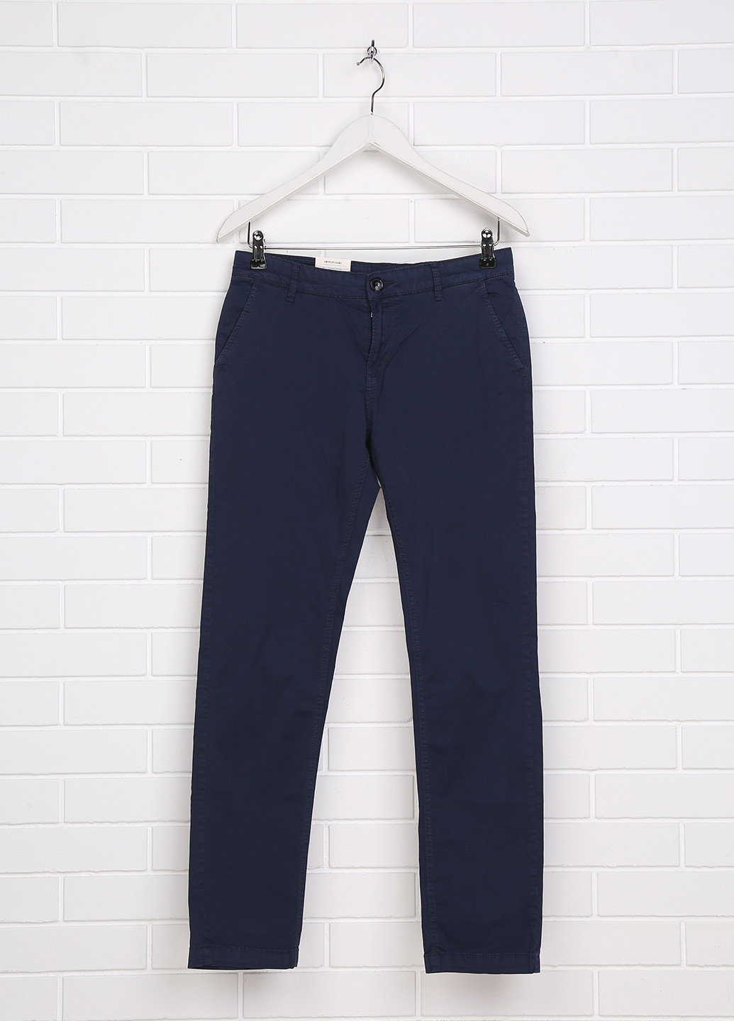 Темно-синие кэжуал демисезонные прямые брюки Pepe Jeans