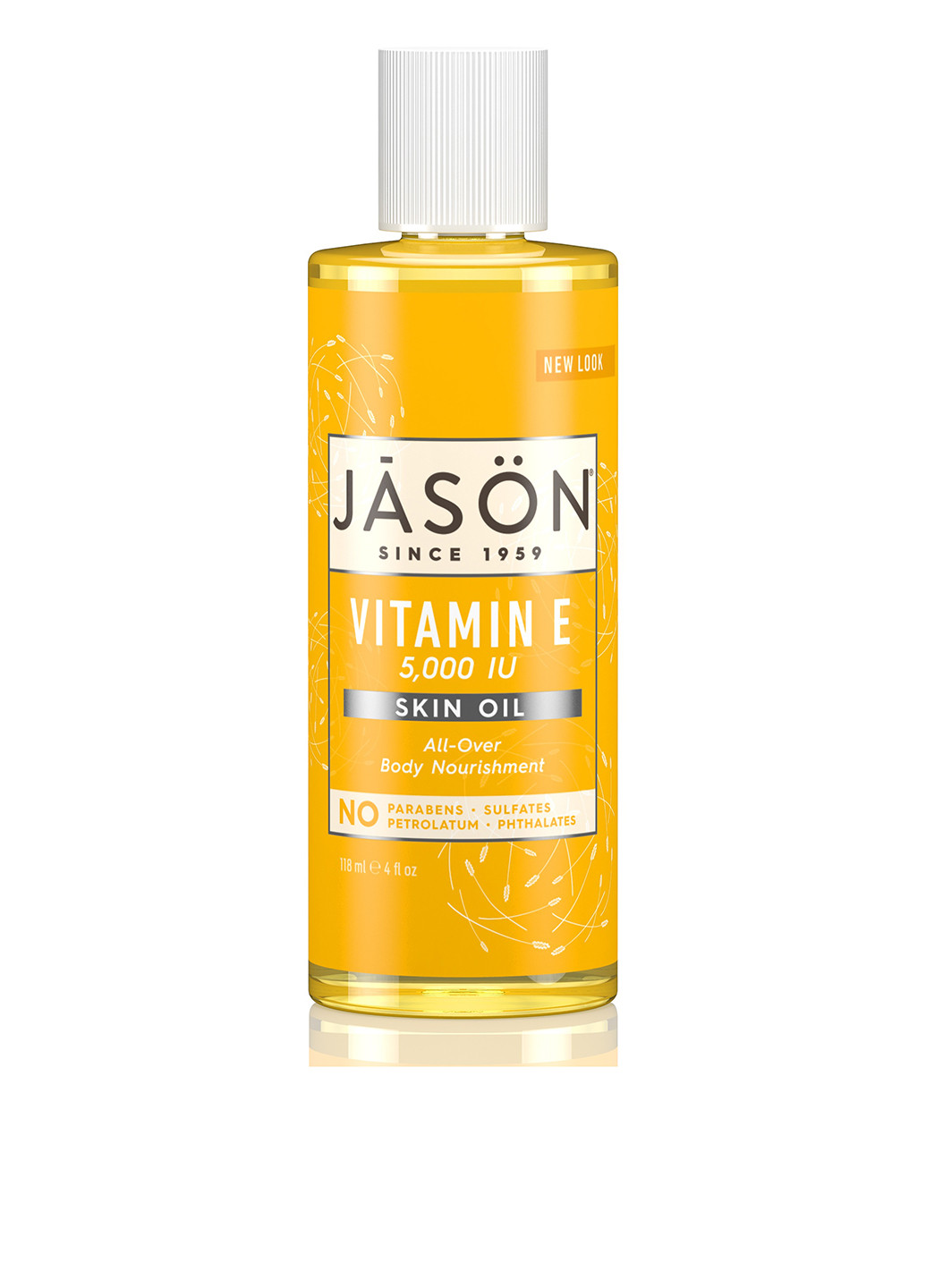 Масло з вітаміном Е антиоксидантний захист шкіри, 118 мл Jason (34569810)