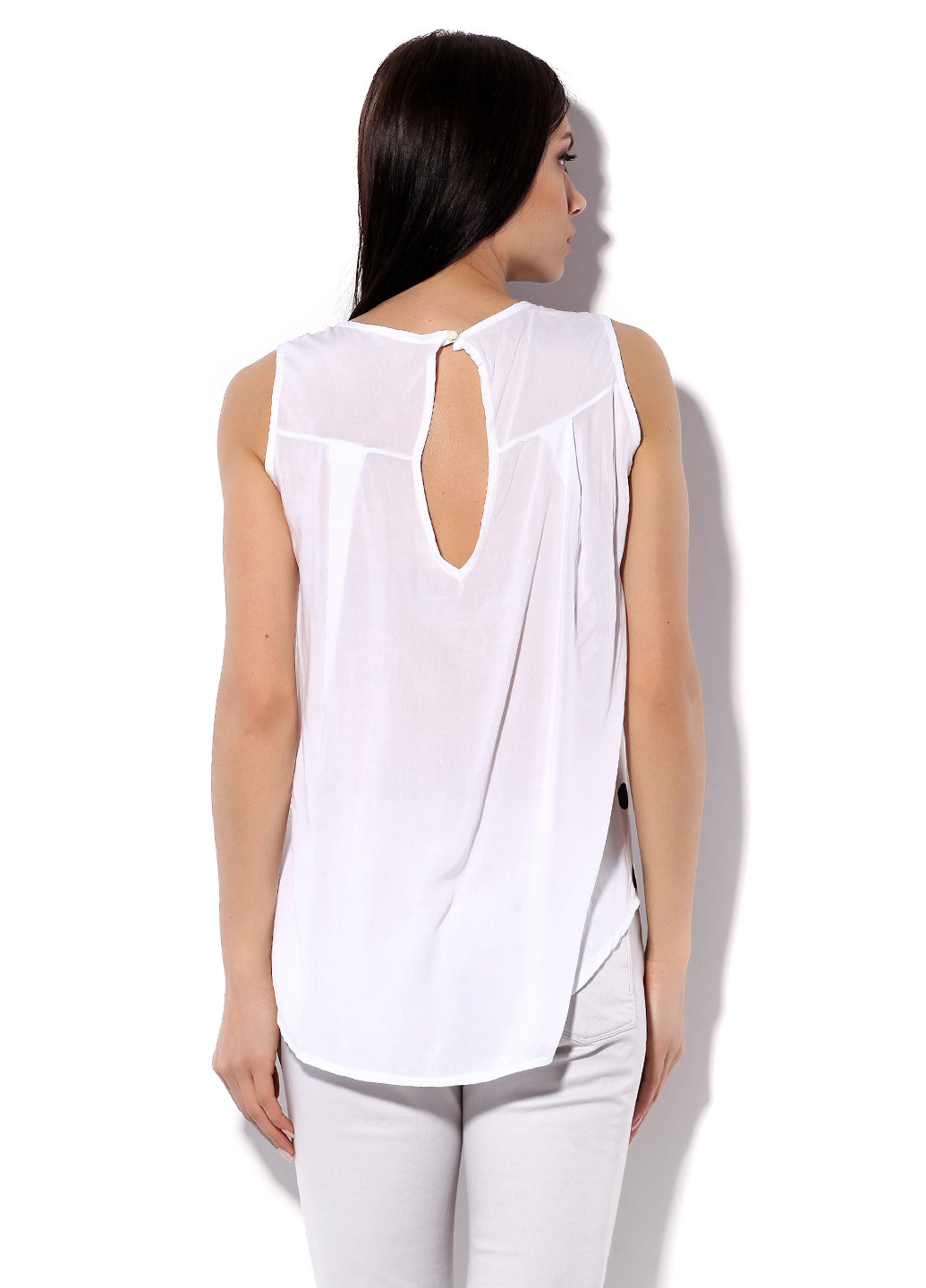 Белая демисезонная блуза Madoc