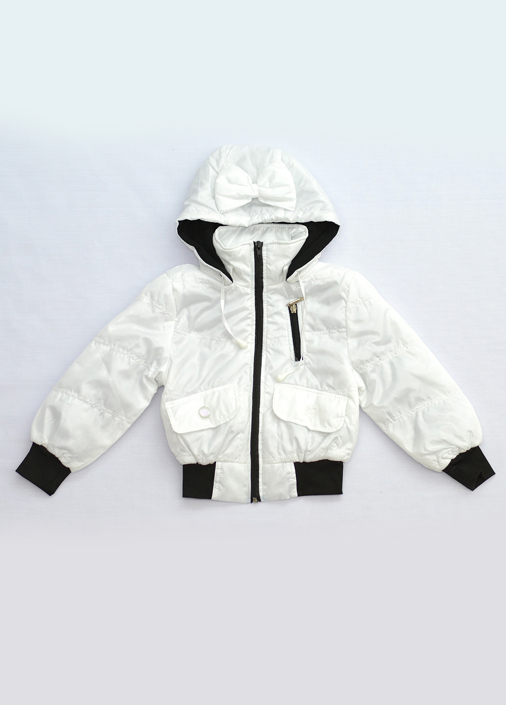 Белая демисезонная куртка Piccolo L