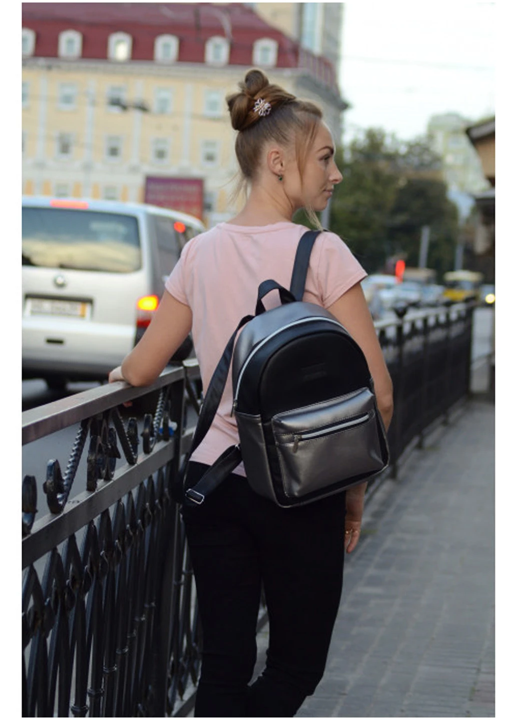 Жіночий рюкзак 35х12х25 см Sambag (210473581)
