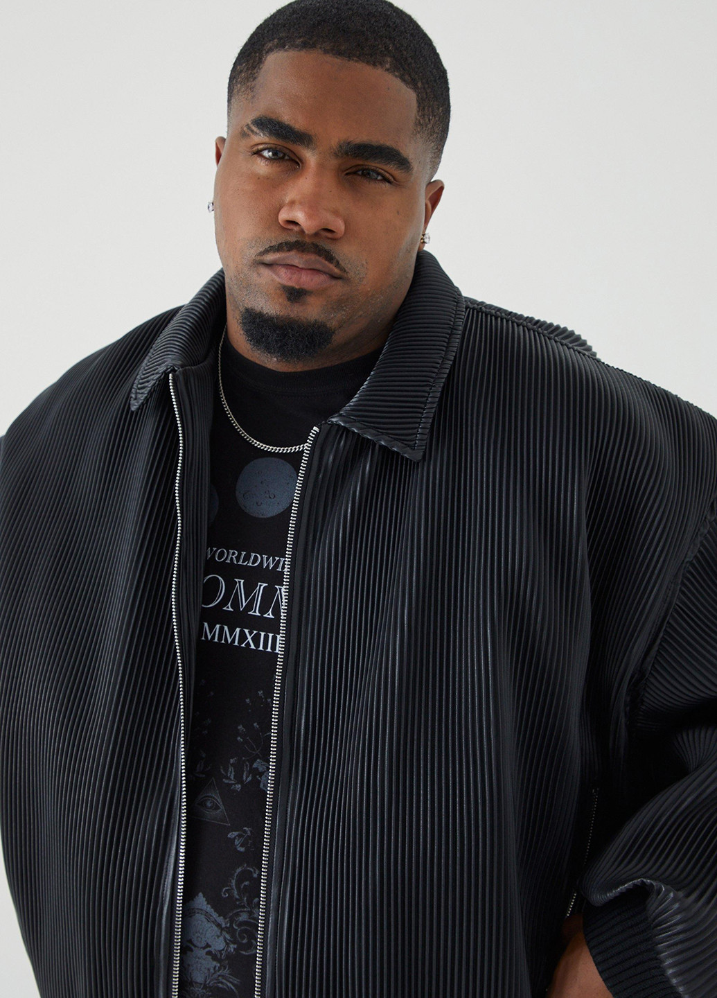 Чорна демісезонна куртка Boohoo